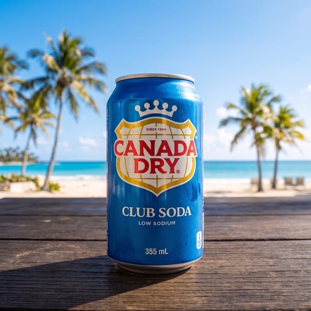 Canada Dry Club Soda.
