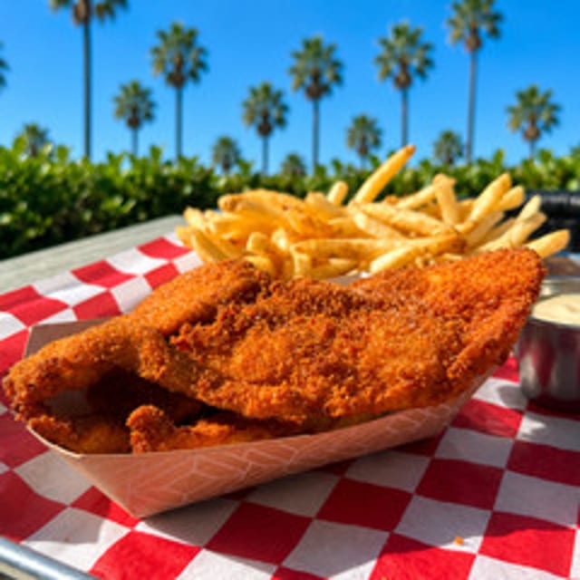 Hand-Breaded Chicken Tenders.