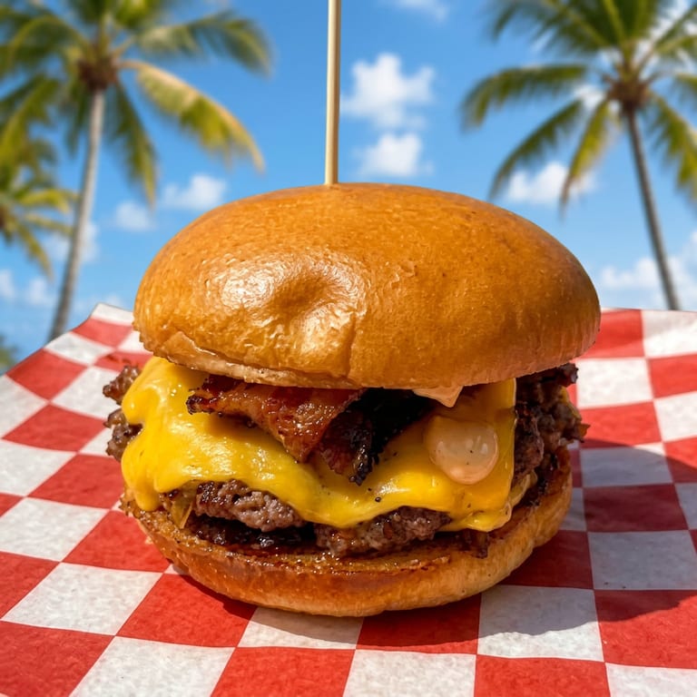 Delicious Onion Burger Experience